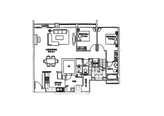 The Esparis - Floor Plan