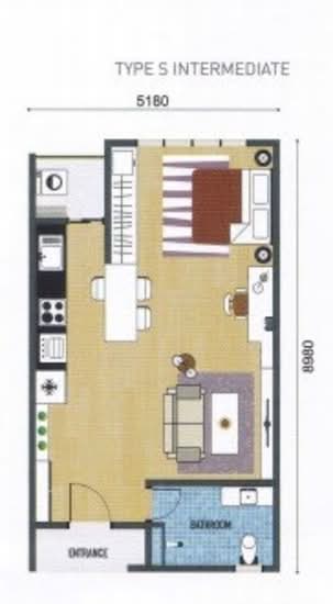Service Residence @ Landmark Residence 1 - Floor Plan - iProperty.com.my