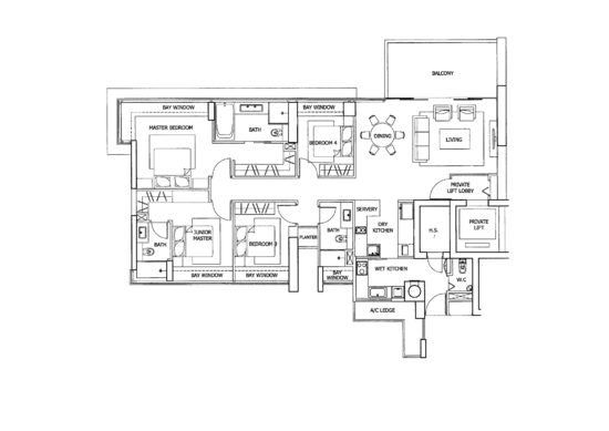 Leonie Parc View - Floor Plan