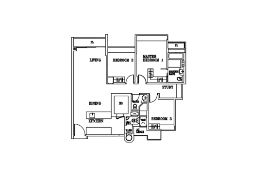 The Cascadia - Floor Plan
