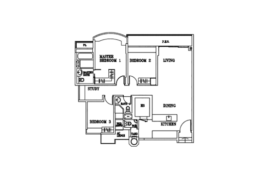 The Cascadia - Floor Plan