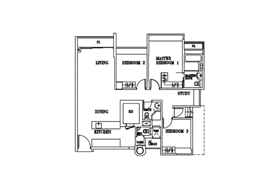 The Cascadia - Floor Plan