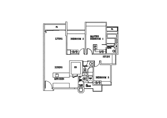 The Cascadia - Floor Plan