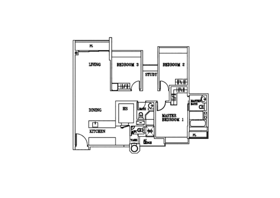 The Cascadia - Floor Plan
