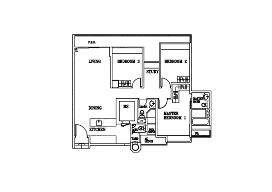 The Cascadia - Floor Plan