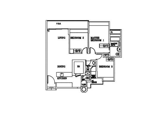 The Cascadia - Floor Plan