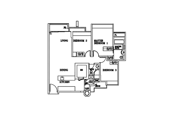 The Cascadia - Floor Plan