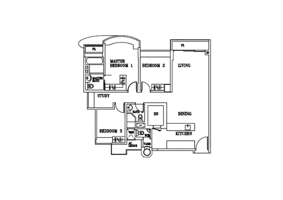 The Cascadia - Floor Plan