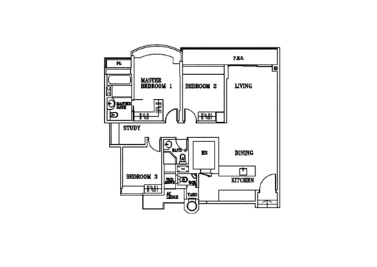 The Cascadia - Floor Plan