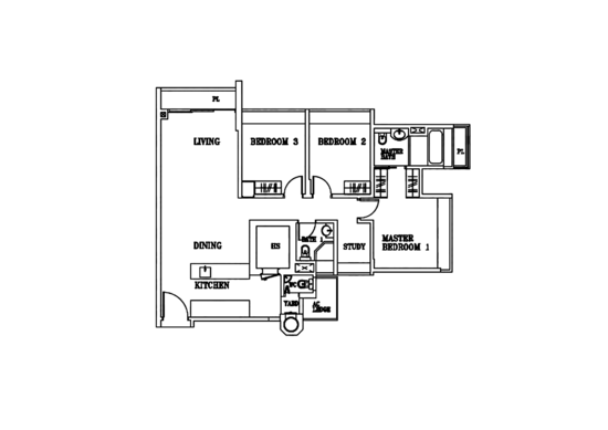 The Cascadia - Floor Plan