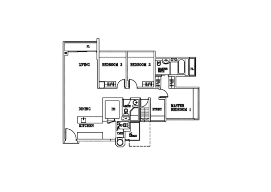 The Cascadia - Floor Plan