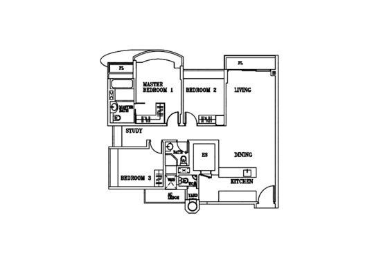 The Cascadia - Floor Plan