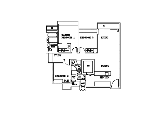 The Cascadia - Floor Plan