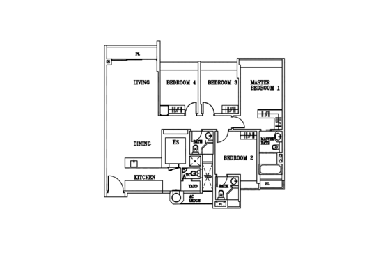 The Cascadia - Floor Plan