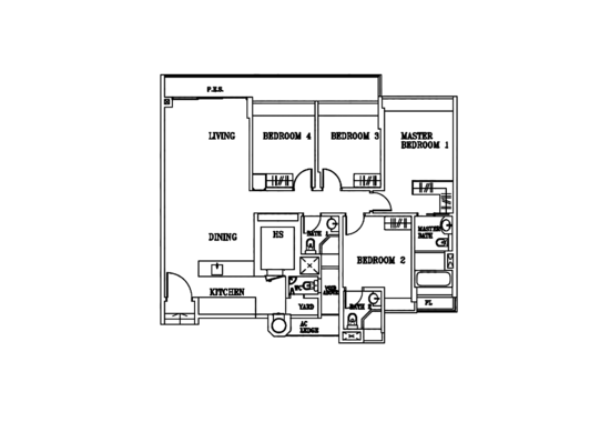 The Cascadia - Floor Plan