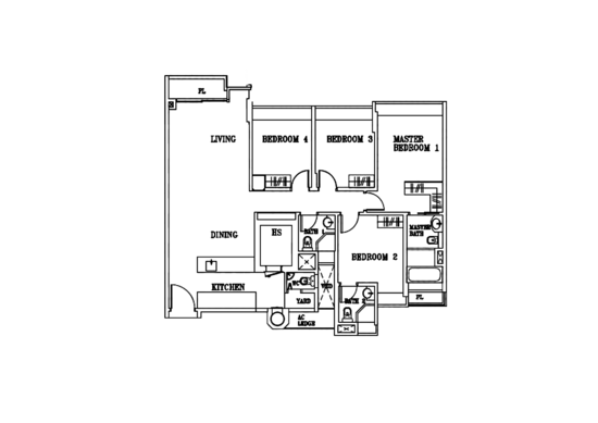 The Cascadia - Floor Plan