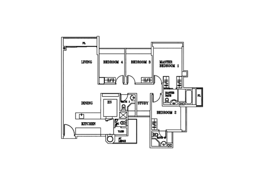 The Cascadia - Floor Plan