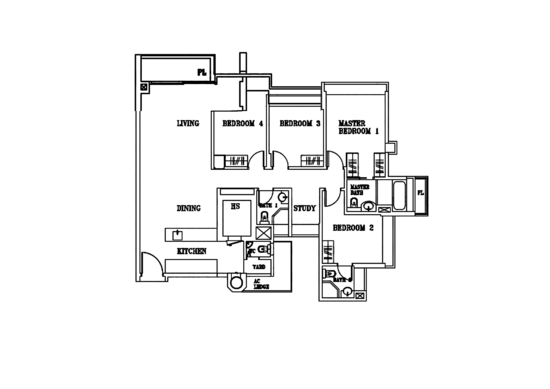 The Cascadia - Floor Plan