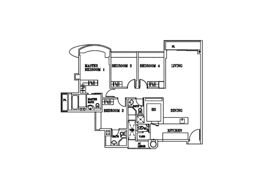 The Cascadia - Floor Plan