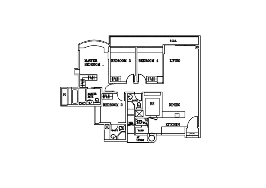 The Cascadia - Floor Plan