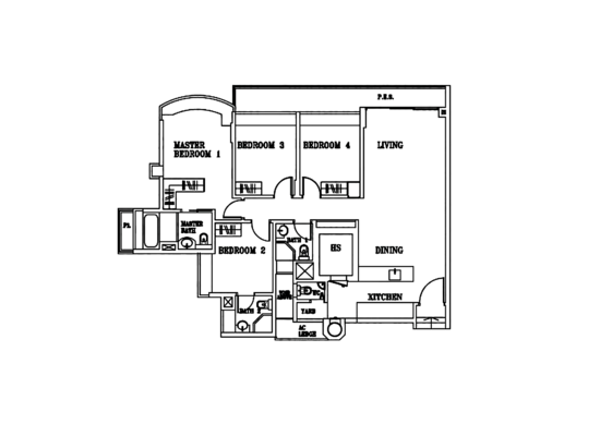 The Cascadia - Floor Plan