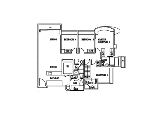The Cascadia - Floor Plan
