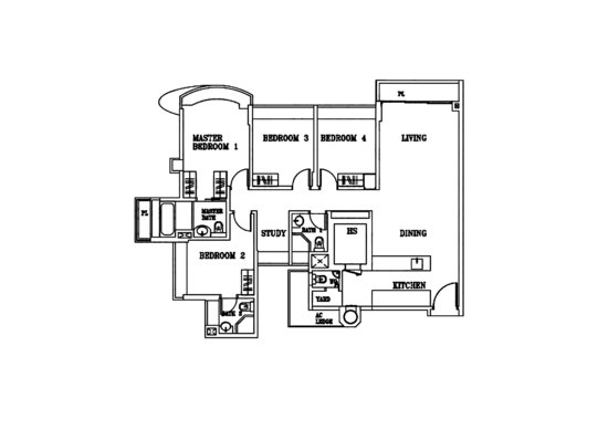 The Cascadia - Floor Plan