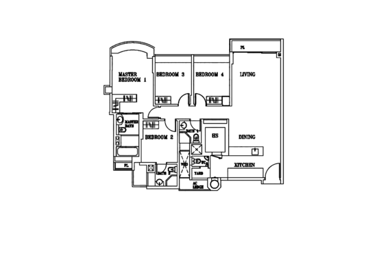 The Cascadia - Floor Plan