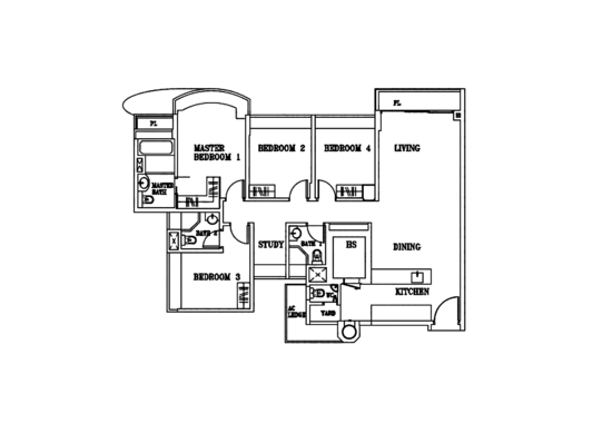 The Cascadia - Floor Plan