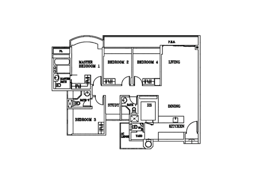 The Cascadia - Floor Plan