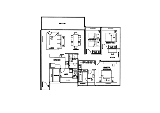 The Rochester Residences - Floor Plan