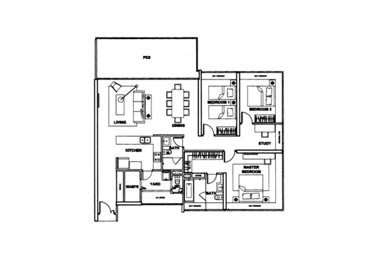 The Rochester Residences - Floor Plan