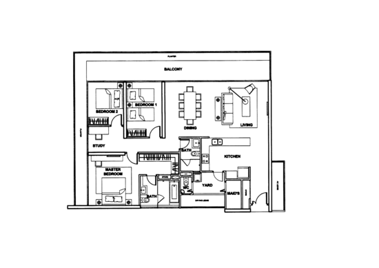 The Rochester Residences - Floor Plan