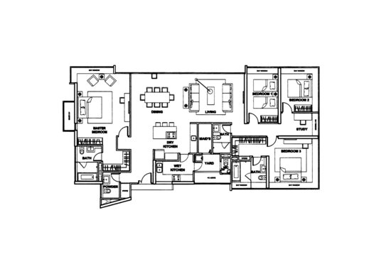 The Rochester Residences - Floor Plan
