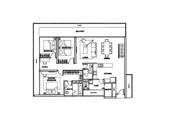 The Rochester Residences - Floor Plan