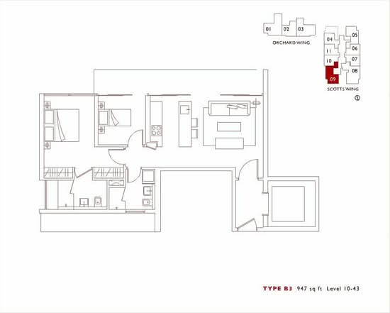 Scotts Square - Floor Plan