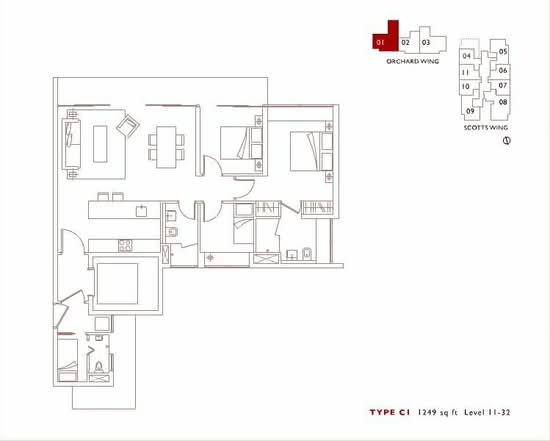 Scotts Square - Floor Plan