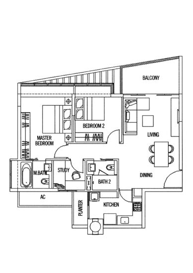 The Centrio - Floor Plan