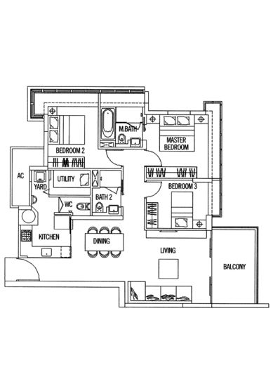 The Centrio - Floor Plan