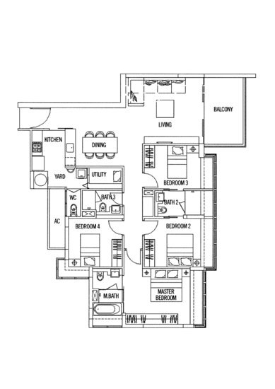 The Centrio - Floor Plan
