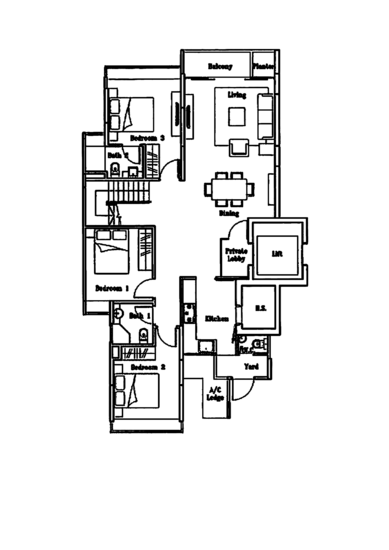 Fontaine Parry - Floor Plan