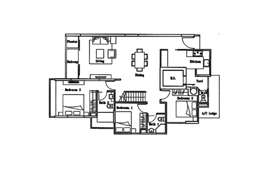 Fontaine Parry - Floor Plan