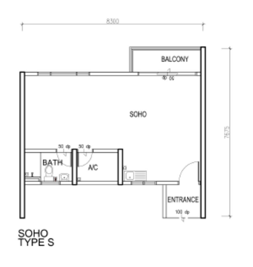Service Residence @ Landmark Residence 1 - Floor Plan - iProperty.com.my