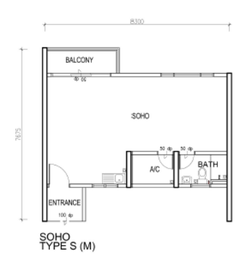 Service Residence @ Landmark Residence 1 - Floor Plan - iProperty.com.my