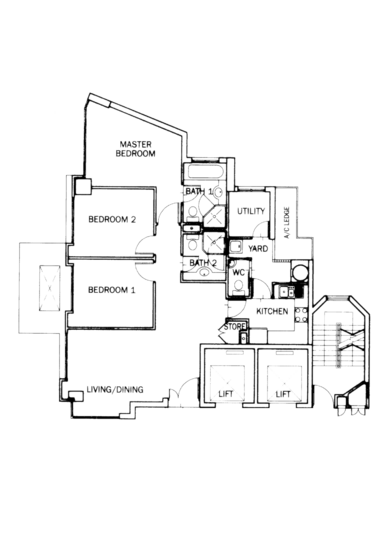 Gloucester Mansions - Floor Plan