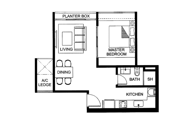 Estilo, 71 Wilkie Road, 1 Bedroom, 517 sqft, Condominium For Rent, by Henry Ng, 500090237 - PropertyGuru.com.sg