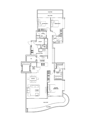 Turquoise - Floor Plan