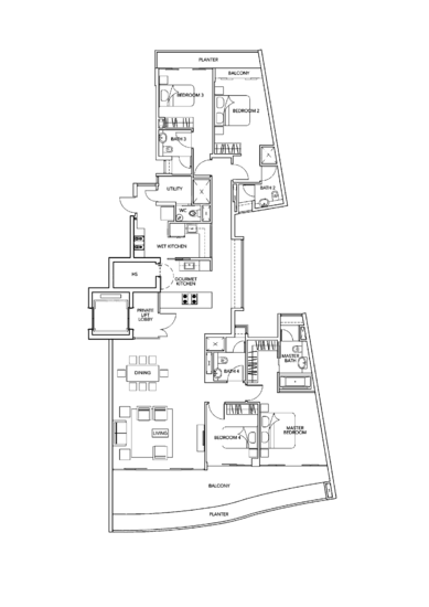 Turquoise - Floor Plan