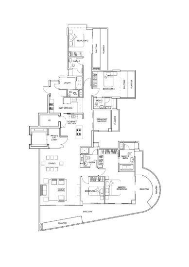 Turquoise - Floor Plan