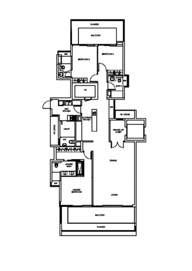 The Orange Grove - Floor Plan